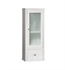 Ronbow 687032-E23 Clark 12 1/4" Wall Mount Linen Cabinet with Frosted Glass Door in White