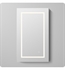 Ronbow 619718-SA Marquee 17 3/4" Rectangular Frameless LED Mirrored Medicine Cabinet in Satin Aluminium x2  - DISCONTINUED