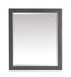 Avanity 170512-M28-TGG 28" Wall Mount Rectangular Framed Beveled Edge Vanity Mirror in Twilight Gray with Gold Trim