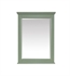 Avanity COLTON-M24-BG Colton 24" Wall Mount Rectangular Framed Beveled Edge Vanity Mirror in Basil Green