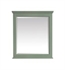 Avanity COLTON-M28-BG Colton 28" Wall Mount Rectangular Framed Beveled Edge Vanity Mirror in Basil Green