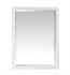 Avanity EMMA-M24-WT Emma 24" Wall Mount Rectangular Framed Beveled Edge Vanity Mirror in White