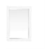 Avanity RILEY-M24-WT Riley 24" Wall Mount Rectangular Framed Beveled Vanity Mirror in White