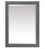 Avanity 170512-MC22-TGS Austen/Allie 22" Surface Mounted Rectangular Mirror Medicine Cabinet in Twilight Gray with Silver Trim