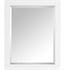 Avanity EMMA-M28-WT Emma 28" Wall Mount Rectangular Framed Beveled Edge Vanity Mirror in White (Qty. 2)