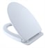 TOTO SS124#01 SoftClose Elongated Closed-Front Toilet Seat and Lid in Cotton White