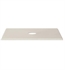 Ronbow E022827-Q28 Brit - 27" Wide White Stone Vanity Beveled Top with Drain Hole - Wide White Techstone