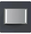 Ronbow E015612-E73 27" Stack Mirror Cabinet with LED in Stone Grey