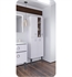 Decotec 181407 Jolie Mome 63 3/4" Wall Mount Double Linen Tower Cabinet with Four Doors in Matte Finish