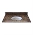 Sagehill OW3722-SB 37" Granite Vanity Counter Top with Sink in Sable Brown