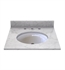 Sagehill OW2522-CW 25" Marble Vanity Counter Top with Sink in Carrara White