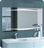 Decotec 181177 Epure 55 1/8" Frameless Rectangular Double LED Bathroom Mirror with Sensitive Touch Switch