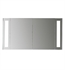 Decotec 171018 Smart 46 3/8" Rectangular Frameless LED Mirrored Medicine Cabinet