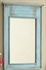 Chans Furniture CF-28885BU-MIR Benton Wall Mount Framed Mirror in Distressed Blue
