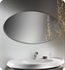 Decotec 1814551 Virtuose 51 1/4" Frameless Oval Bathroom Mirror