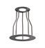 ELK Lighting 1029 Cast Iron Pipe Metal Cage Shade in Weathered Zinc