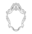 Topex A24-P Cristallo Arch Framed Mirror in Silver