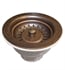 Native Trails DR320-WC 4 1/2" Basket Strainer for Kitchen/Bar & Prep Sinks in Weathered Copper