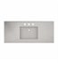 Native Trails NSVNT48-A Palomar 48 1/2" Rectangular NativeStone Vanity Top with Integrated Sink in Ash