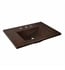 Native Trails VNT3022 Cozumel 30" Hammered Copper Vanity Top with Integrated Sink in Antique Copper