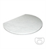 Native Trails VNT20-CB Bordeaux 25" D-Shaped Marble Vanity Top for Oval Shape Drop-In Sink in Carrara