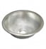 Native Trails CPS559 Paloma 13 3/4" Single Bowl Hand Hammered Drop-In/Undermount Round Bathroom Sink in Brushed Nickel