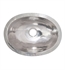 Native Trails CPS838 Baby Classic 15 3/4" Single Bowl Hand Hammered Undermount Oval Bathroom Sink in Polished Nickel