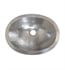 Native Trails CPS538 Baby Classic 15 3/4" Single Bowl Hand Hammered Undermount Oval Bathroom Sink in Brushed Nickel