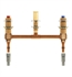 Moen 4798 M-Pact Two Handle Roman Tub Valve 10" Centers 1/2" PEX with 1/2" Cold Expansion PEX Adapters