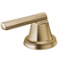 Brizo HL5397-GL Levoir Wall Mount Low Handle Kit for Widespread Faucet in Luxe Gold