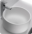 Topex LV-206 Acrylic Round Square Vessel Bathroom Sink