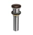 Moen 140780ORB Spring Loaded Push Button Bathroom Drain Assembly (Without Overflow) in Oil Rubbed Bronze