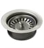 Native Trails DR340-BN 4 1/2" Basket Strainer with Disposal Trim for Kitchen/Bar & Prep Sinks in Brushed Nickel (Qty. 2)