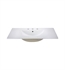 Ryvyr CST310WT-3 31'' Vitreous China Vanity Top with Integrated Sink and 8" Widespread Faucet Holes in White