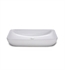 Ryvyr CVE237RC 23 1/2" Single Basin Rectangular Vessel Bathroom Sink in White