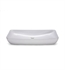 Ryvyr CVE277RC 27 3/4" Single Basin Rectangular Vessel Bathroom Sink in White