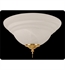 Craftmade ELK126-11 Elegance 2 Light 13" Alabaster Glass Shade Bowl Fan Light Kit