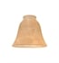 Craftmade 635AMA 4 3/4" Bell Shaped Fan Glass in Amber Alabaster