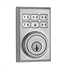 Kwikset 909CNT-26DS Smartcode 2 3/4" Single Cylinder Touchpad Electronic Deadbolt with SmartKey in Satin Chrome