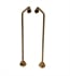 Barclay 5576-PB 24" Double Offset Bath Supplies in Polished Brass