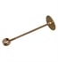 Barclay 4195WS-PB 7 1/4" Wall Support for 4195 and 4199 Shower Rod in Polished Brass