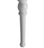 Barclay PGP-B Versailles 26 3/4" Console Leg for Lavatory Sink in White