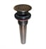 Barclay 5600-AC Grid Drain With Overflow in Antique Copper