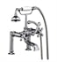 Barclay 4601-MC-CP 13" Three Handle Deck Mount Tub Filler with Handshower in Polished Chrome
