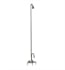 Barclay 4013-PL-CP 12" Three Handle Wall Mount Gooseneck Tub Filler and Plastic Showerhead in Polished Chrome