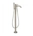Barclay 7934-BN Madon 37 1/4" One Handle Freestanding Tub Filler with Hand Shower in Brushed Nickel