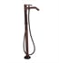 Barclay 7934-ORB Madon 37 1/4" One Handle Freestanding Tub Filler with Hand Shower in Oil Rubbed Bronze