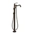 Barclay 7932-ORB Lamar 38 1/2" One Handle Freestanding Tub Filler with Hand Shower in Oil Rubbed Bronze