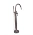 Barclay 7902-BN Bianca 45 1/2" One Handle Freestanding Tub Filler with Handshower in Brushed Nickel