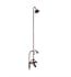 Barclay 4062-PL-ORB 75" Three Handle Deck Mounted Tub Filler with Handshower and Showerhead in Oil Rubbed Bronze